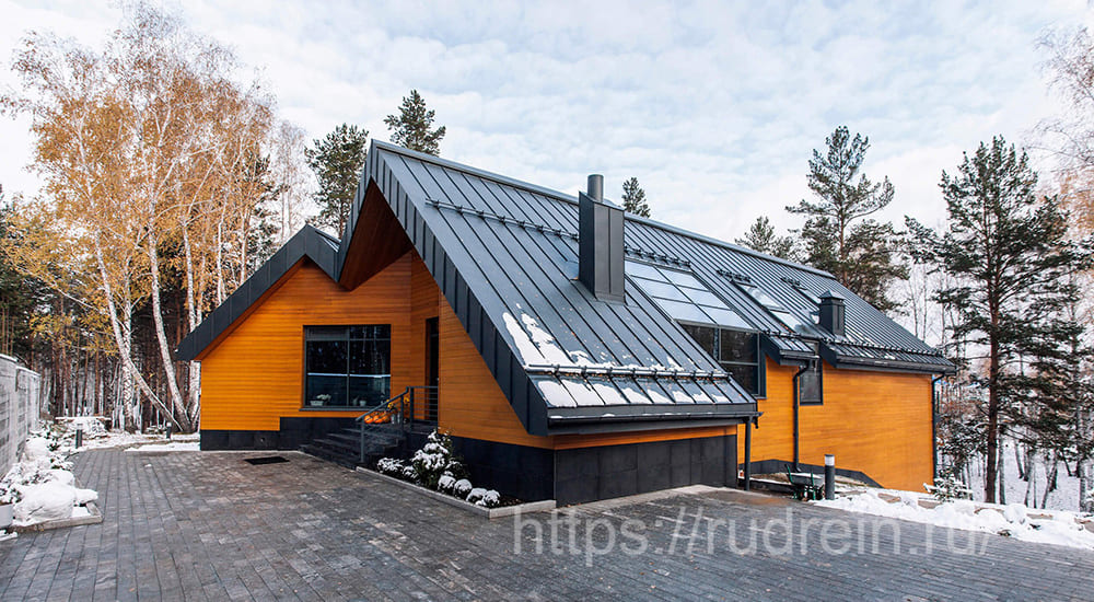 Архитектурный стиль крыши частного дома