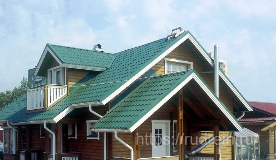 Материалы и цвет крыши дачи